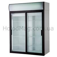 Холодильный шкаф со стеклянной дверью купе Polair на 1000 и 1400 л