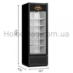 Морозильный шкаф CRYSTAL CR 500 SZ со стеклянной дверью для хранения пива (Греция)