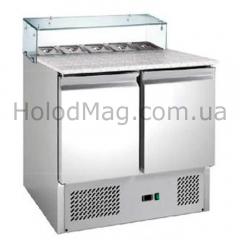 Стол холодильный саладетта Hurakan HKN-GXSD2GN-GC двухдверный
