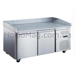  Холодильный стол для пиццы Hurakan HKN-GXPZ2GR двухдверный