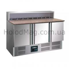  Холодильный стол для пиццы Saro GIANNI PS 903 трехдверный