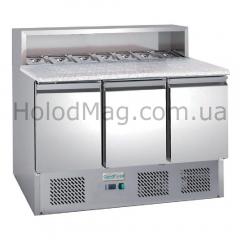  Холодильный стол Саладетта GoodFood GF-PS903-HC трехдверный